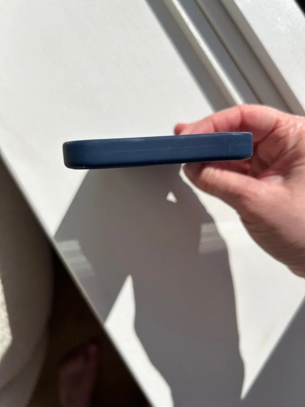 Apple Silicone iPhone Case - Deep Blue